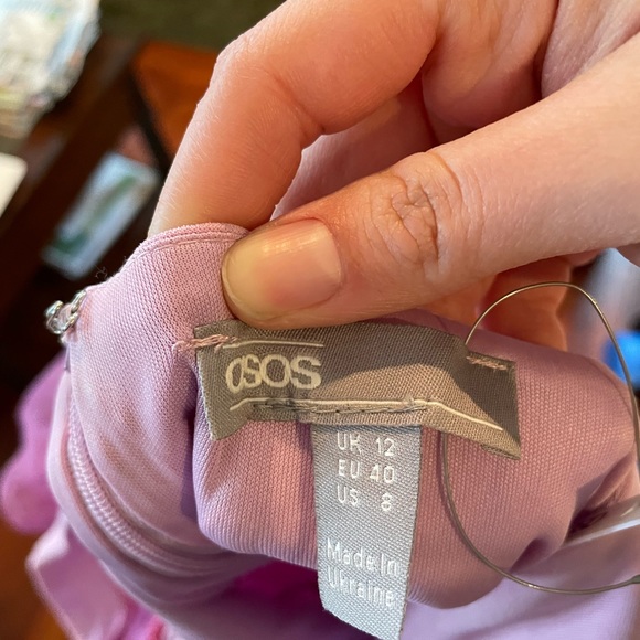 Asos women’s violet mini Dress - Picture 3 of 3